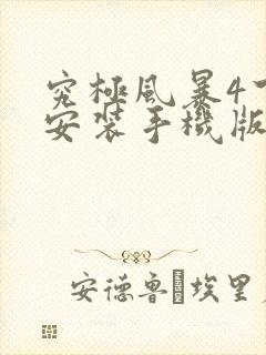 究极风暴4下载安装手机版