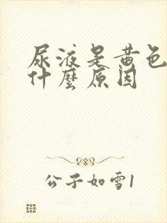 尿液是黄色的是什么原因