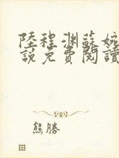 陆程渊苏婉晴小说免费阅读最新章节