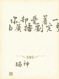 你却爱着一个sb广播剧完整版网盘