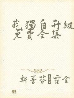 我独自升级动漫免费全集