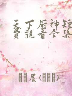 天下厨神短剧免费观看全集