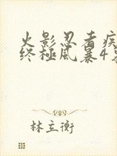 火影忍者疾风传终极风暴4慕留人传