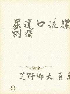 尿道口流脓拉尿刺痛