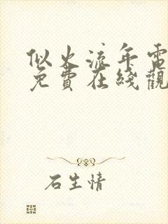 似火流年电视剧免费在线观看全集