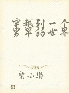 穿越到一个女尊男卑的世界的小说