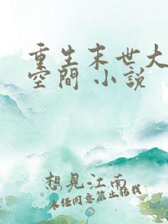 重生末世大佬有空间 小说