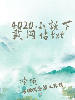 4020小说下载网站txt