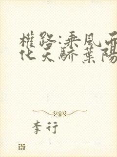 权路:乘风而起化天骄叶阳全文阅读