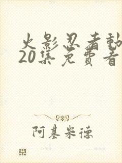 火影忍者动漫720集免费看