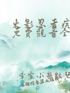 火影忍者疾风传免费观看全集国语版