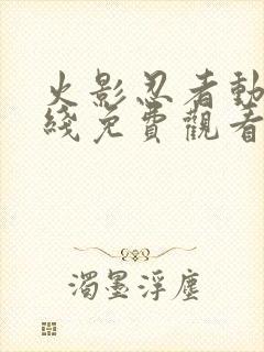 火影忍者动漫在线免费观看全集