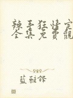 辣手狂情完整版全集免费观看高清