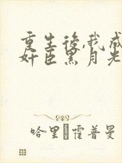 重生后,我成了奸臣黑月光小说