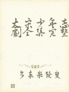 大宋少年志电视剧全集完整版免费在线观看