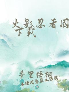 火影忍者国语版 下载