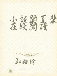 小说闻夏裴叙白在线阅读
