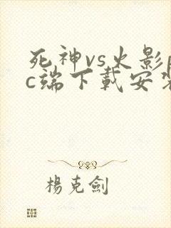 死神vs火影pc端下载安装教程