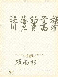 没落的贵族琉璃川免费高清全集