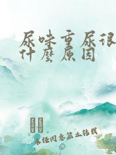 尿味重尿很臭是什么原因