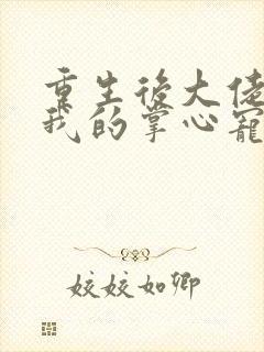 重生后大佬成了我的掌心宠