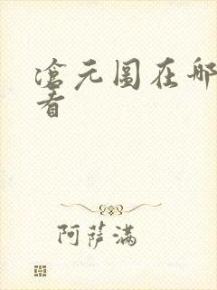 沧元图在哪儿能看