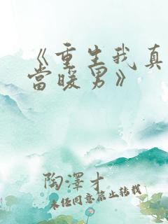 《重生我真没想当暖男》