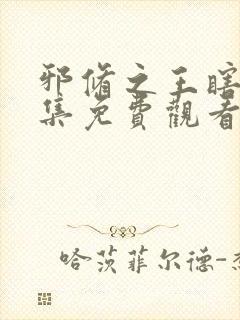 邪修之王瞎子全集免费观看