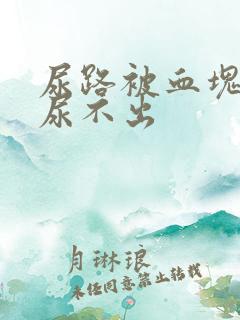 尿路被血块堵住尿不出