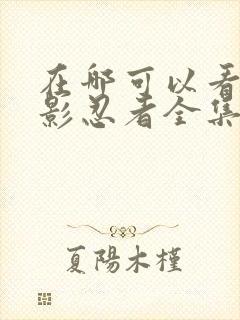 在哪可以看到火影忍者全集