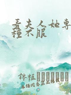 看夫人她专治各种不服