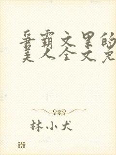 争霸文里的娇软美人全文免费阅读