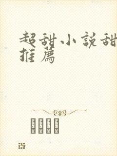 超甜小说甜宠文推荐