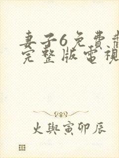 妻子6免费观看完整版电视剧妻子的秘密