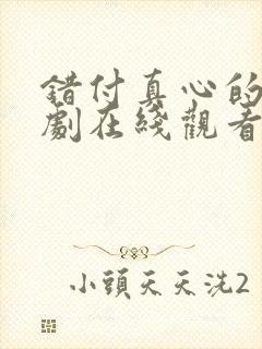 错付真心的爱短剧在线观看