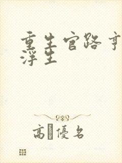 重生官路亨通刘浮生