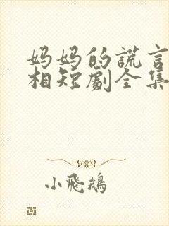 妈妈的谎言与真相短剧全集