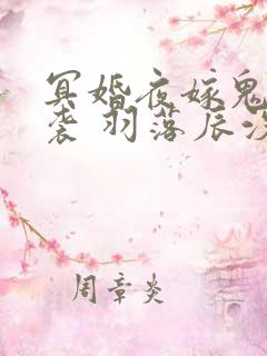 冥婚夜嫁鬼夫来袭 羽落辰汐