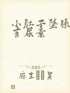 小肚子坠胀感觉有尿意