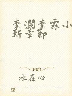 李澜李霖小说最新章节