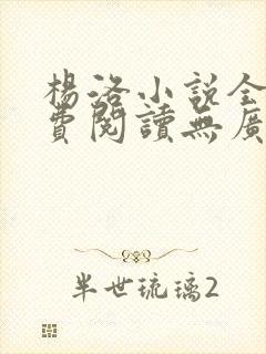 杨洛小说全文免费阅读无广告下载