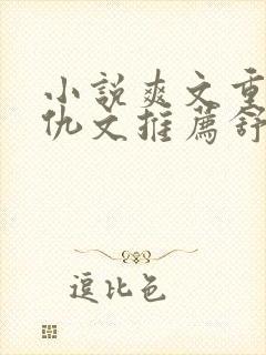 小说爽文重生复仇文推荐舒服女主