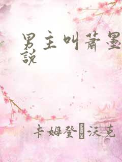 男主叫萧墨的小说