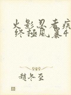 火影忍者疾风传 终极风暴4