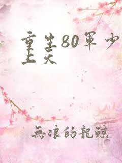 重生80军少宠上天