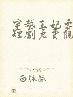 穿越王妃要休夫短剧免费观看全集