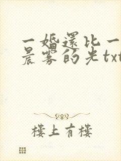 一婚还比一婚高晨雾的光txt
