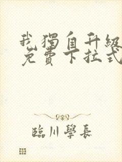 我独自升级漫画免费下拉式在线看