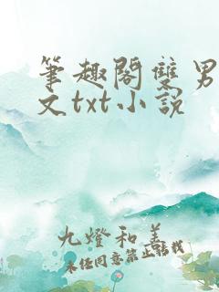 笔趣阁双男高干文txt小说