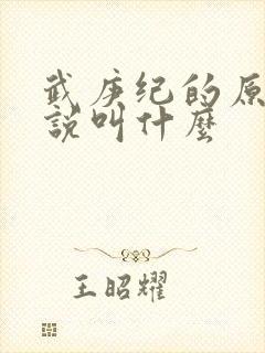 武庚纪的原著小说叫什么